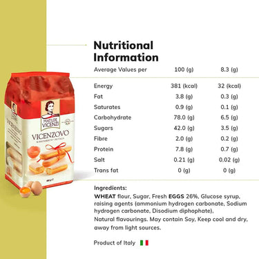 MATILDE VICENZI-Vicenzovo Ladyfinger-400g